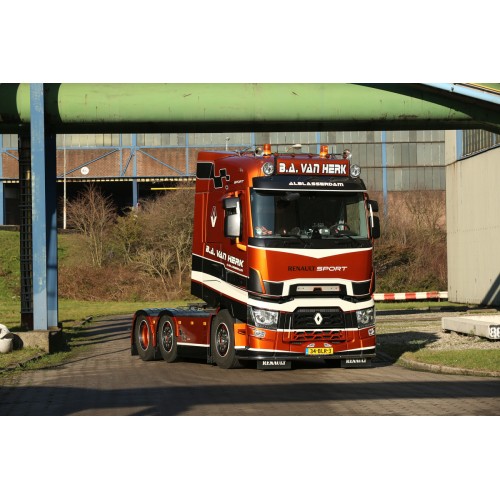 WSI 01-3419 Renault T-High 6x2 40ft container trailer B.A. van Herk